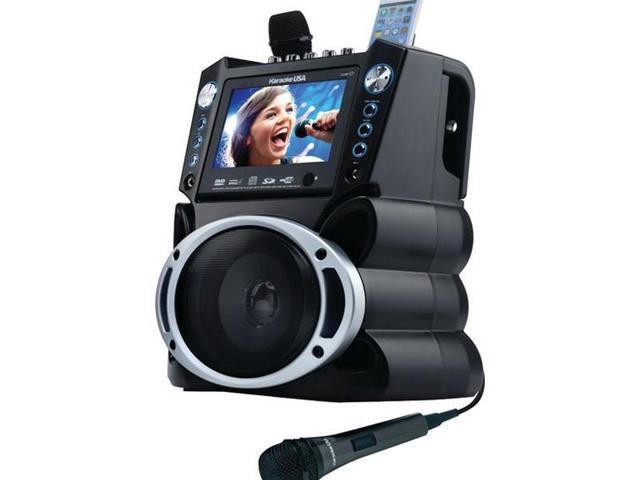 Karaoke USA GF839 DVD/CDG/MP3G Karaoke System with 7" TFT Color Screen