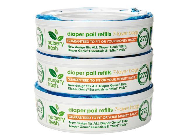 Munchkin Nursery Fresh Diaper Genie Refill 3 Pack 816 Count Munchkin Nursery Fresh Diaper Genie Refill 3 Pack 816 Count