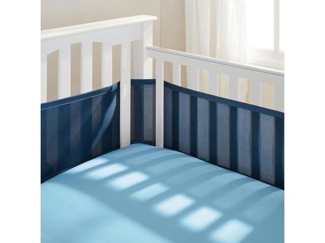 Breathablebaby R Classic Breathable R Mesh Crib Liner Navy