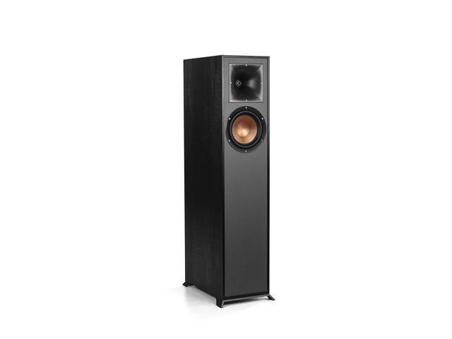 Klipsch R-610F Powerful Detailed Floorstanding Home Speaker - Black (Single)