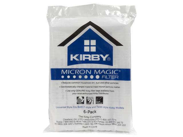Kirby Micron Magic Filtration With Microallergen Technology Vacuum Bags Pack Of 6 Newegg