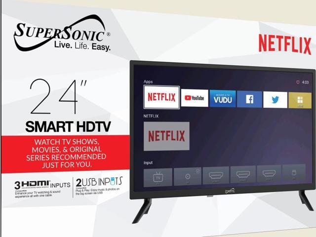 Supersonic 24" HD SMART TV SC-2416 HDTV