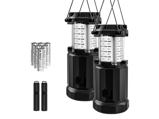 Etekcity 2 Pack Portable Led Camping Lantern Flashlights With 6 Aa Etekcity 2 Pack Portable Led Camping Lantern Flashlights With 6 Aa Batteries Survival Kit For