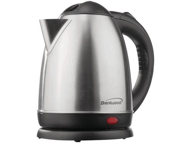 Brentwood Appliances 1.5 Liter Stainless Steel Electric Cordless Tea Kettle (Brushed stainless steel) KT-1780