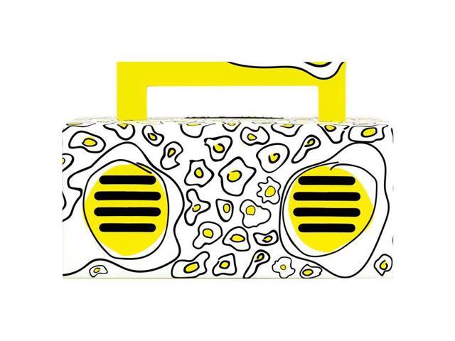 QFX BT-41-Egg-Yolk Bluetooth Streaming TWS Ready Speaker (Yellow)