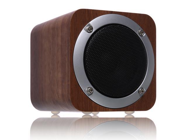 Black Portable Bluetooth Wireless Outdoor Speaker Enhanced Bass Resonator