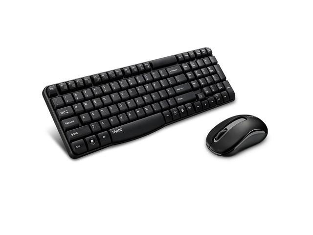 White Wireless 2.4GHz Gaming Keyboard and Mouse Combo Set Power Saving