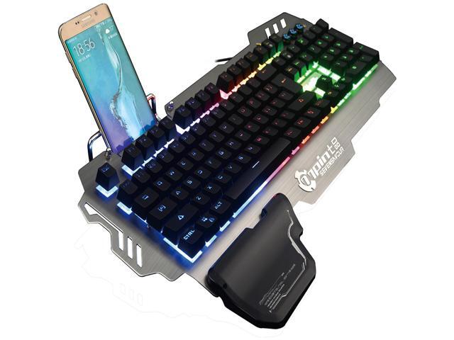 CORN Professional Gaming Keyboard RGB Colorful Backlight ...