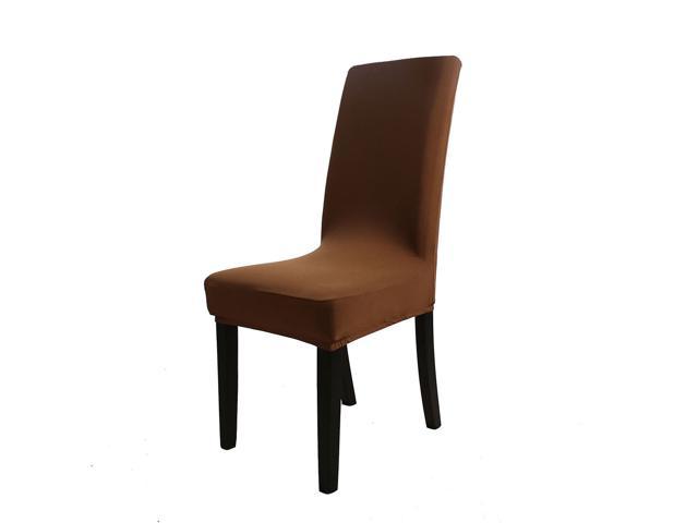 Global Bargains Spandex Stretch Chair Protector Seat Cover Slipcover For Restaurant Dinning Room Coffee Color Newegg Com