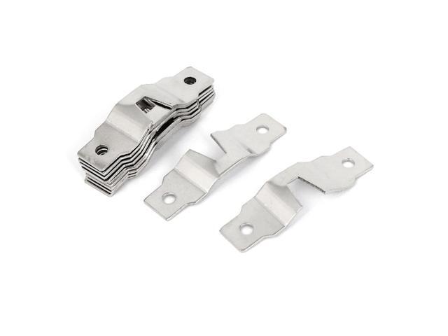 52mm X 15mm Metal Double Hole Photo Picture Frame Hanging Hooks Hangers 10pcs Newegg Com