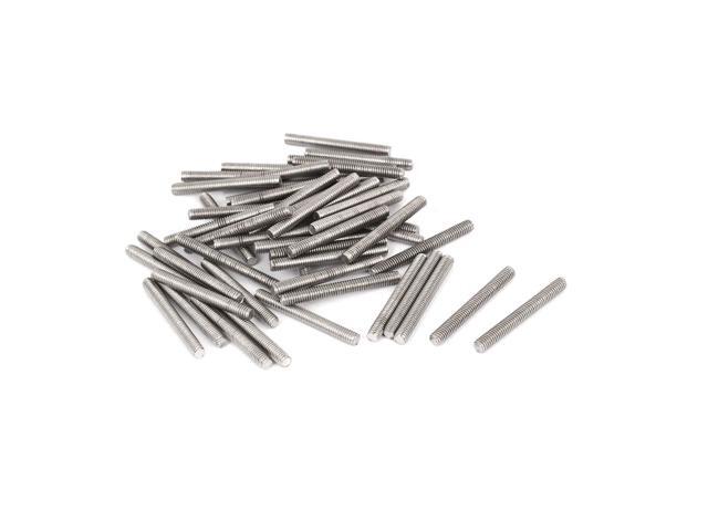 M4 x 25 mm Stainless Steel 304 Fully Threaded Rod Rod Stud Fastener 20 Pieces