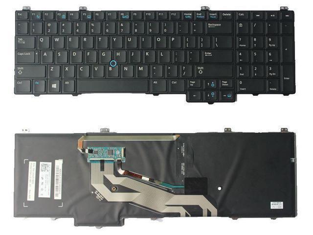 New Keyboard For Dell Latitude E5540 Laptop 076x2j Backlit With Point Us Layout 6065