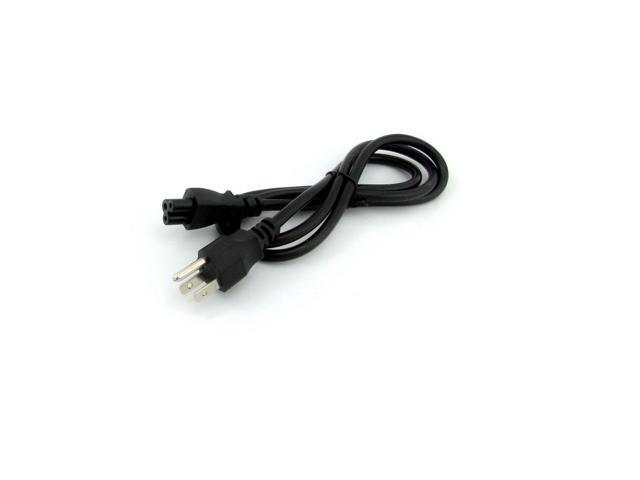 Three-Round-Pin Cord 3-Prong AC Plug Cable for Laptop Power Supply Wall Adapter
