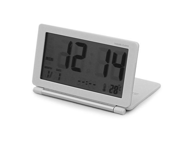 Lcd Digital Folding Travel Desk Electronic Alarm Clock Day Date Lcd Digital Folding Travel Desk Electronic Alarm Clock Day Date Calendar Temperature Display Snooze