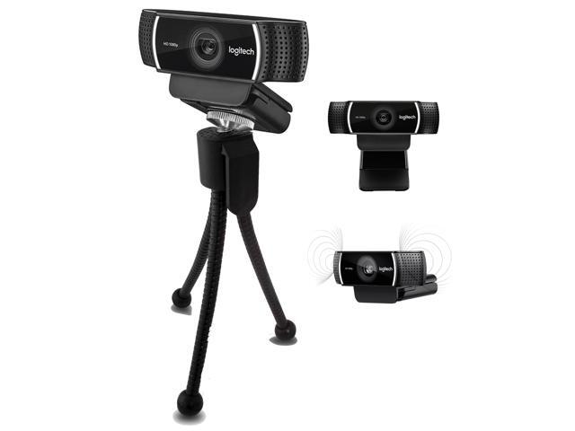 Full 1080p HD Camera Logitech C922x Pro Stream Webcam Background Replace