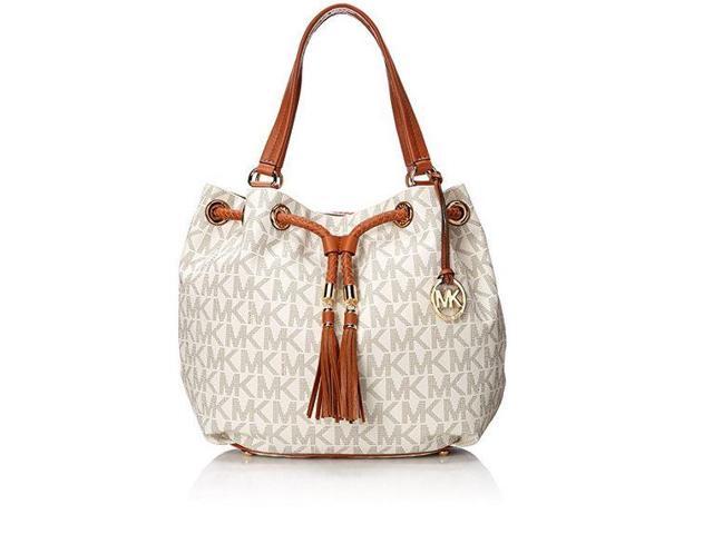 Michael Kors Handbag Jet Set Item Large Signature Tote Vanilla Michael Kors Handbag Jet Set Item Large Signature Tote Vanilla 30s7gttt7b 150