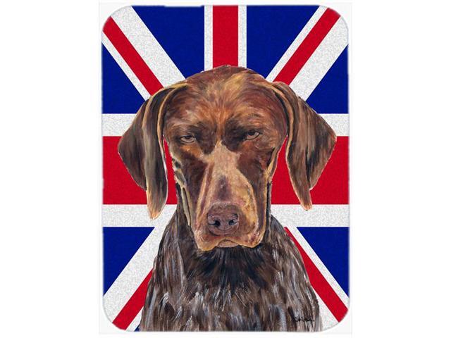 German Shorthaired Pointer With English Union Jack British Flag
