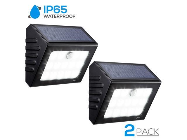 Torchstar Solar Lights Outdoor Motion Sensor 14 Led Wireless Wall Lighting Water Weatherproof 6000k Pure White Night Security Light For Front