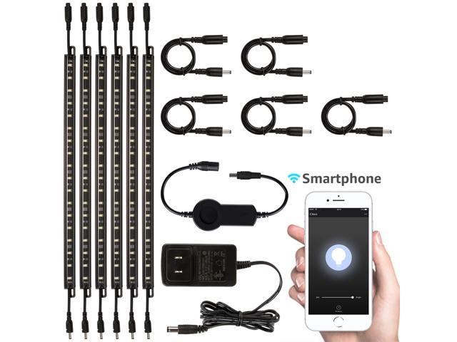 6-Pack Smart LED Dimmable Lighting Kit, Work with Alexa (More Options)