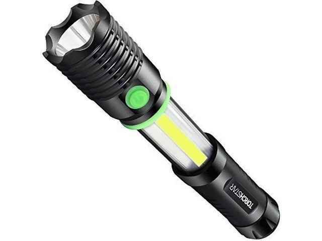 Battery Ed Led Flashlight Torch Telescoping Retractable Work Battery Ed Led Flashlight Torch Telescoping Retractable Work Flash Light Spotlight Floodlight