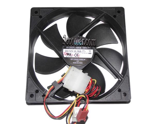 Cooler Master 120*25mm 12CM A12025-12CB-3BN-F1 DF1202512SELN 12V 0.16A ...