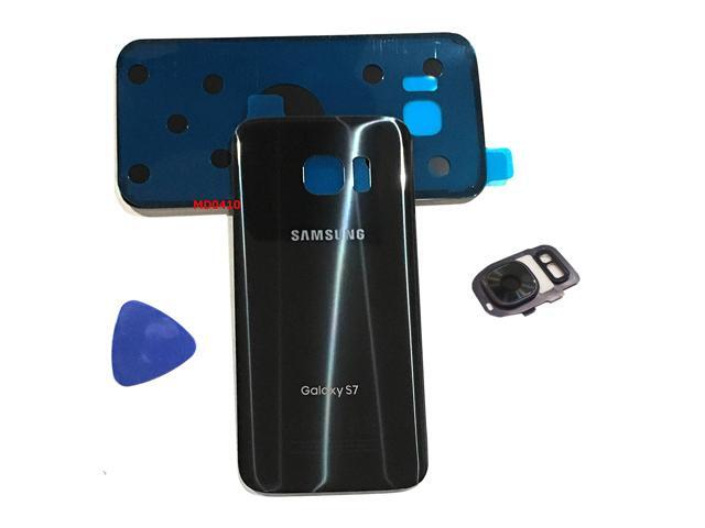 Samsung Galaxy S7 Oem Black Onyx Rear Back Glass Lens Battery Door Samsung Galaxy S7 Oem Black Onyx Rear Back Glass Lens Battery Door Housing Flash Cover