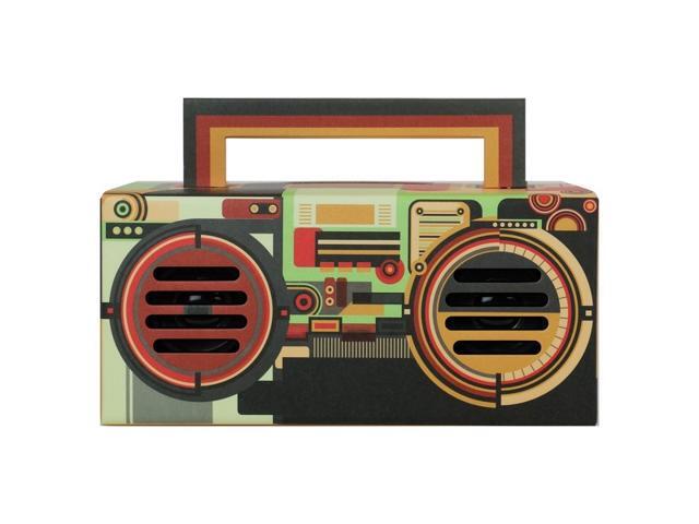 QFX BT-41-R&R Bluetooth Streaming TWS Ready Speaker (Multicolored)