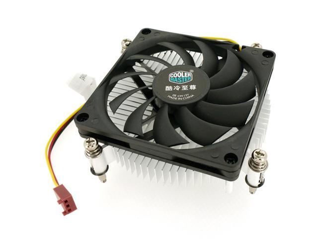 Cooler Master H115 Low Profile Cpu 80mm Slim Cooling Fan Heatsink For Intel Socket Lga 1150 1151 1155 1156 Newegg Com