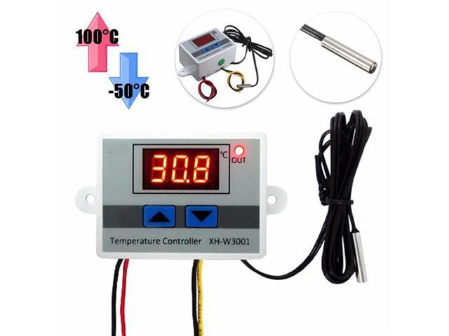 110V-220V Digital LED Air Temperature Controller Thermostat Control Switch Probe