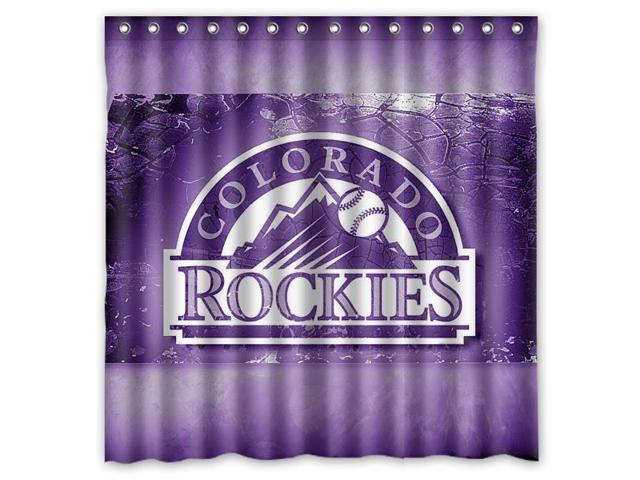 Colorado Rockies 02 Mlb Design Polyester Fabric Bath Shower Curtain Colorado Rockies 02 Mlb Design Polyester Fabric Bath Shower Curtain 180x180 Cm Waterproof And Mildewproof Curtains