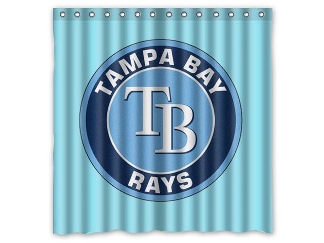 Tampa Bay Rays 01 Mlb Design Polyester Fabric Bath Shower Tampa Bay Rays 01 Mlb Design Polyester Fabric Bath Shower Curtain 180x180 Cm Waterproof And Mildewproof Curtains