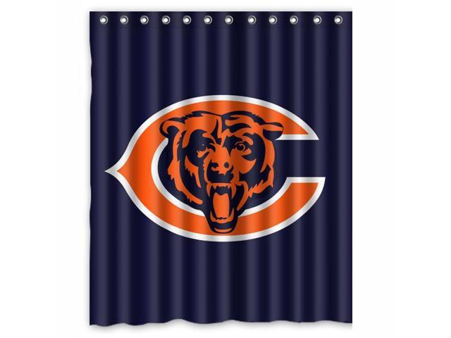 Chicago Bears NFL Design 60x72 Inch Bath Shower Curtains