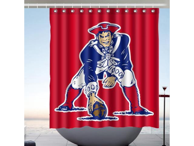 New England Patriots Nfl Design 66x72 Inch Bath Shower Curtains Newegg Com