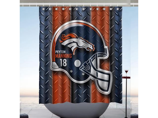 Denver Broncos 01 Nfl Design 60x72 Inch Bath Shower Curtains