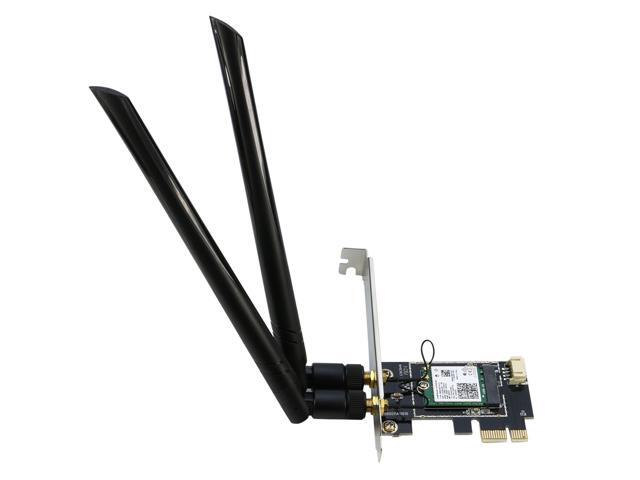 PCI-e Wireless WiFi 6 Adapter Card Dual Band 3000Mbps + Bluetooth 5.0 ...