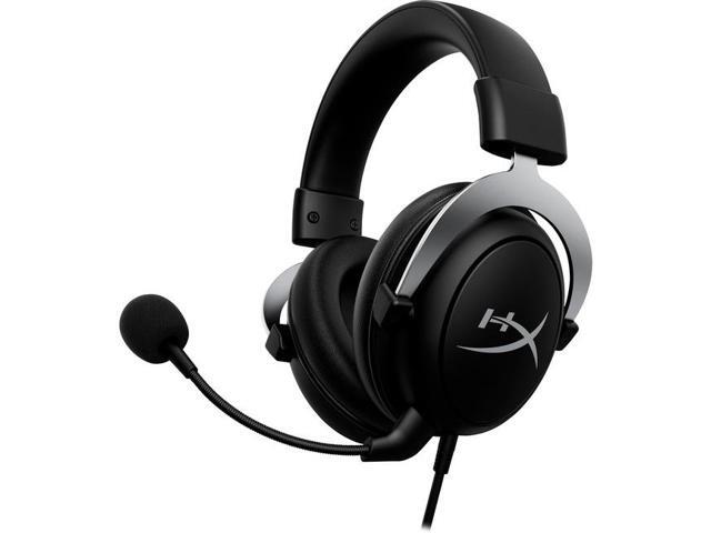 HyperX CloudX, Official Xbox Licensed Gaming Headset, Compatible with Xbox One and Xbox Series X|S, Memory Foam Ear Cushions, Detachable Noise-Cancelling Mic, in-line Audio Controls, Silver