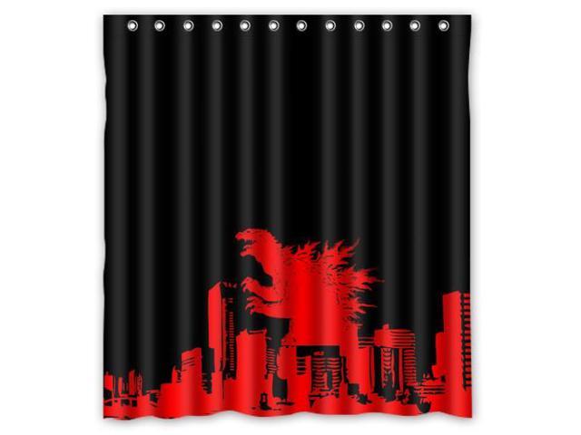 Bathroom Supplies Accessories Popular Print Design Godzilla