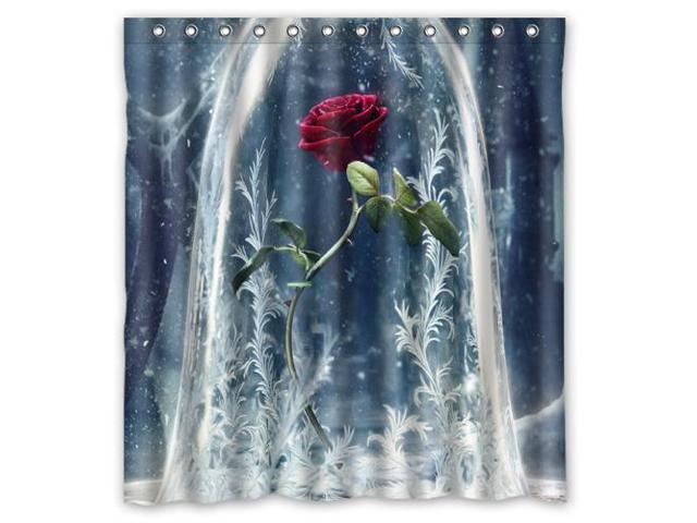 Unique Beauty And The Beast Bathroom Waterproof Polyester Fabric Unique Beauty And The Beast Bathroom Waterproof Polyester Fabric Shower Curtain Size 66