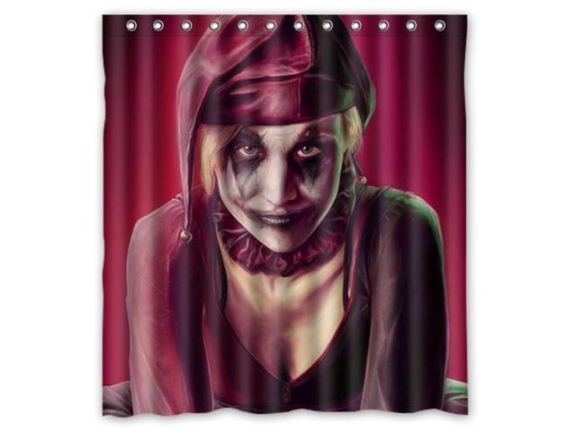 Eco Friendly Waterproof Shower Curtain Harley Quinn Bathroom Polyester Fabric Size 60 72 Newegg Com