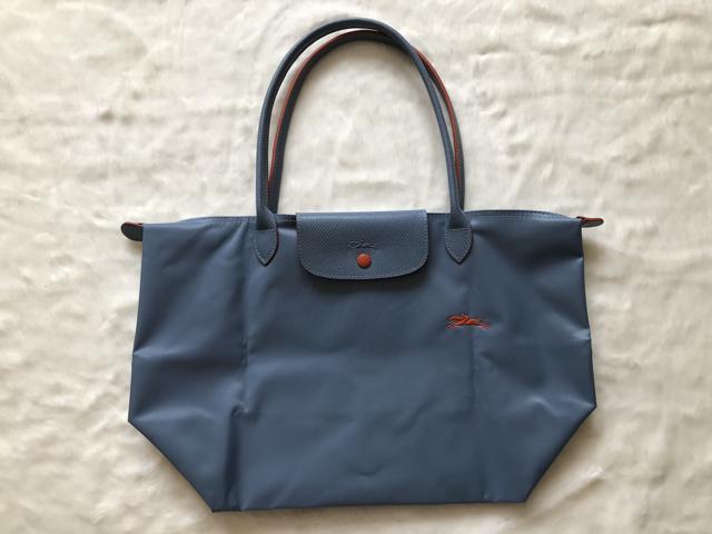 Longchamp Le Pliage Club Collection Horse Embroidery Large Tote Light Blue Neweggcom