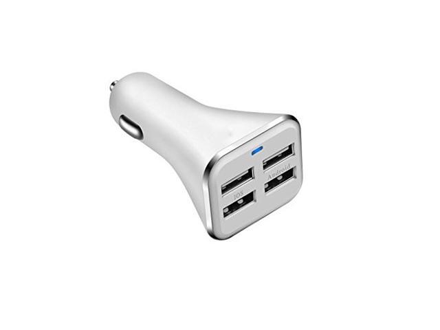 Esld Led Lights Car Charger 4 Port Rapid Usb Adapter For Iphone