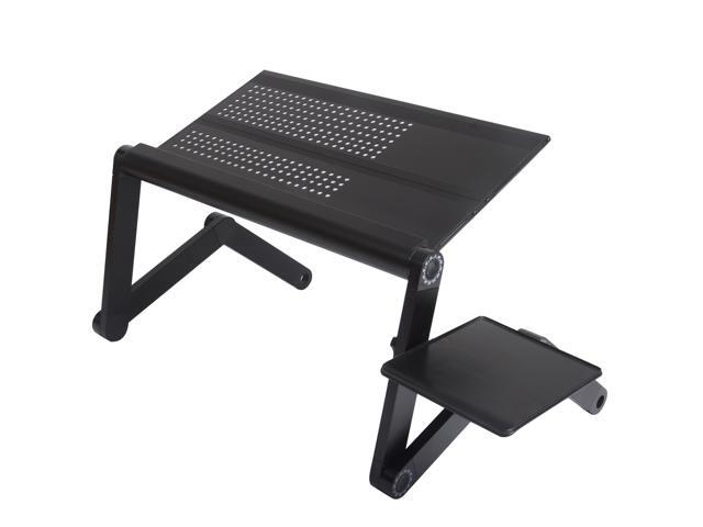 Portable Adjule Vented Laptop Desk Aluminum Lap Tray Stand With Portable Adjule Vented Laptop Desk Aluminum Lap Tray Stand With Side Ald05