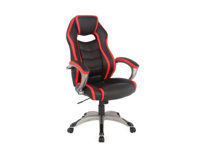 Proht High Back Executive Office Desk Chair Racing Style Black Red Proht High Back Executive Office Desk Chair Racing Style Black Red