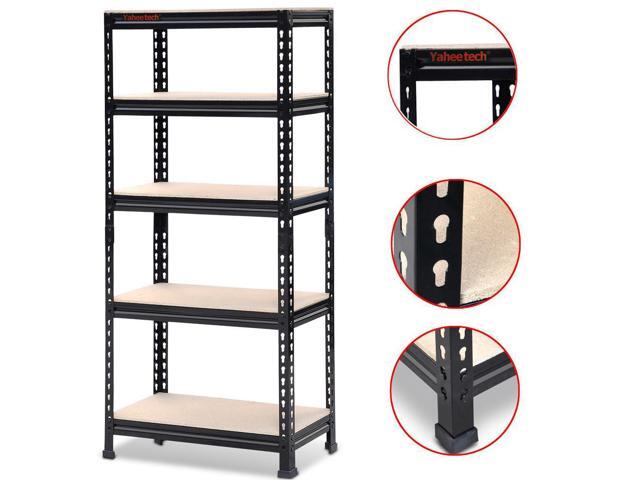Yaheetech 5 Tier Storage Rack Heavy Duty Shelf Steel Shelving Unit Yaheetech 5 Tier Storage Rack Heavy Duty Shelf Steel Shelving Unit Commercial