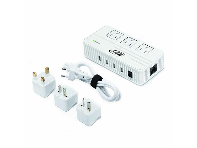 Key 200 Watt Step Down 220v To 110v Voltage Converter Key 200 Watt Step Down 220v To 110v Voltage Converter International Travel Adapter