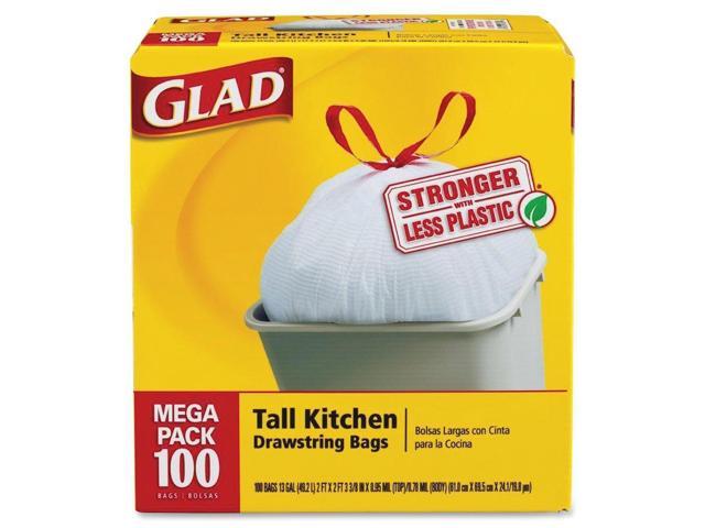Clorox Glad Tall Kitchen Drawstring Trash Bags Newegg Tall Kitchen Drawstring Trash Bags