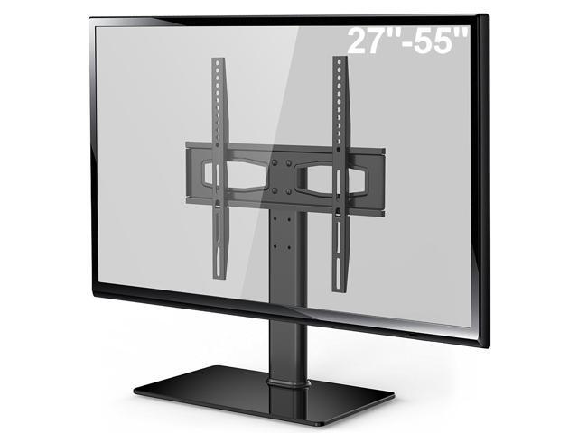 Fitueyes Universal Tv Stand Pedestal Base With Mount Fits 27 55 Sharp Plasma Vizio Tvs Newegg Com