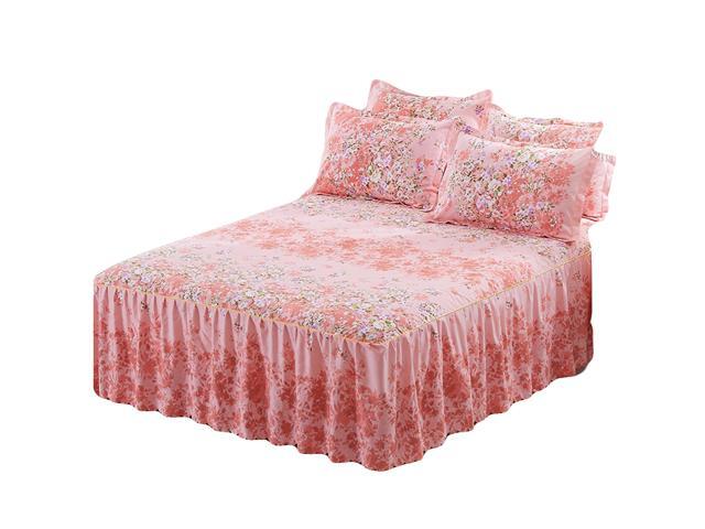 Tinksky Flower Bloom Fl Pattern Beddings Dust Ruffle Bedskirt Tinksky Flower Bloom Fl Pattern Beddings Dust Ruffle Bedskirt Queen Size Bedspread Soft Cotton Bedding Coverlet