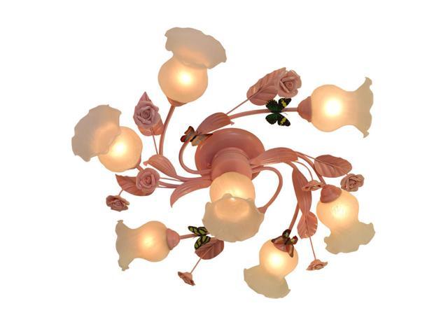Oovov Cute Pink Flowers Girl S Room Ceiling Lamps Creative
