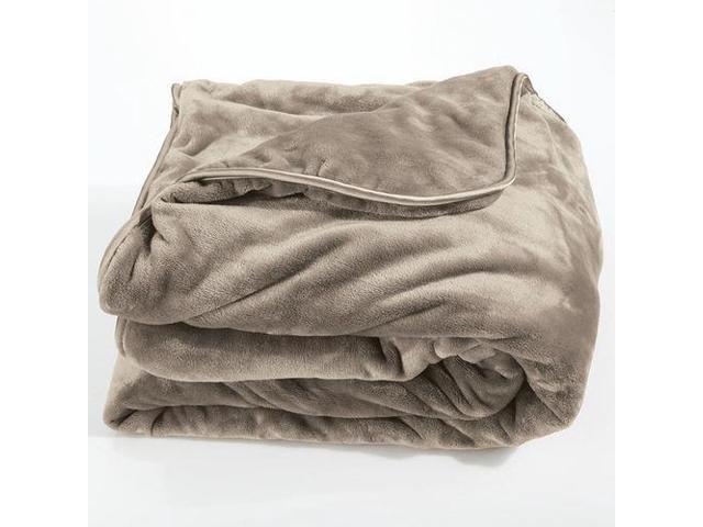 Brookstone World’s Softest Weighted Blanket (12 pound) with Machine